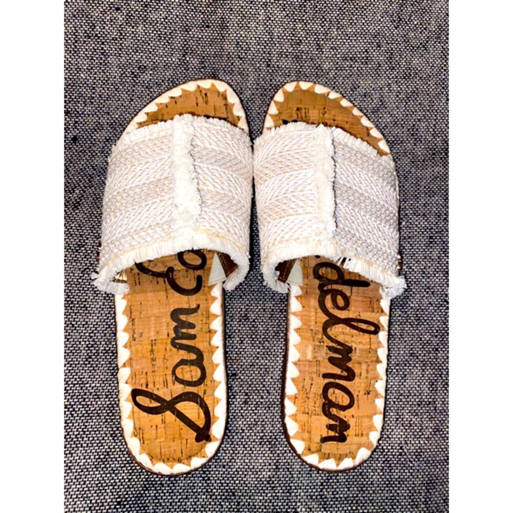 SAM EDELMAN flat fringe sandal